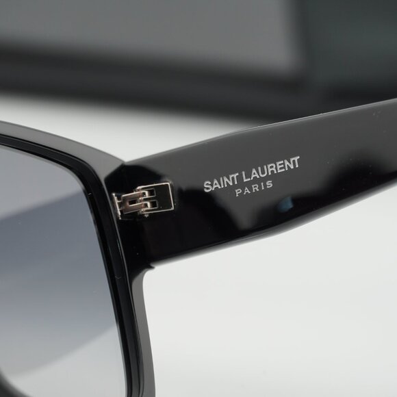 Saint Laurent SL M9 002 Square Sunglasses - Black\\Grey main image 8